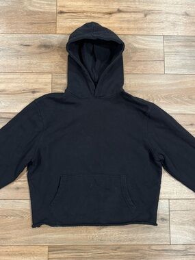OLD NAVY Basic Black Relaxed Fit Hoodie | Size Medium